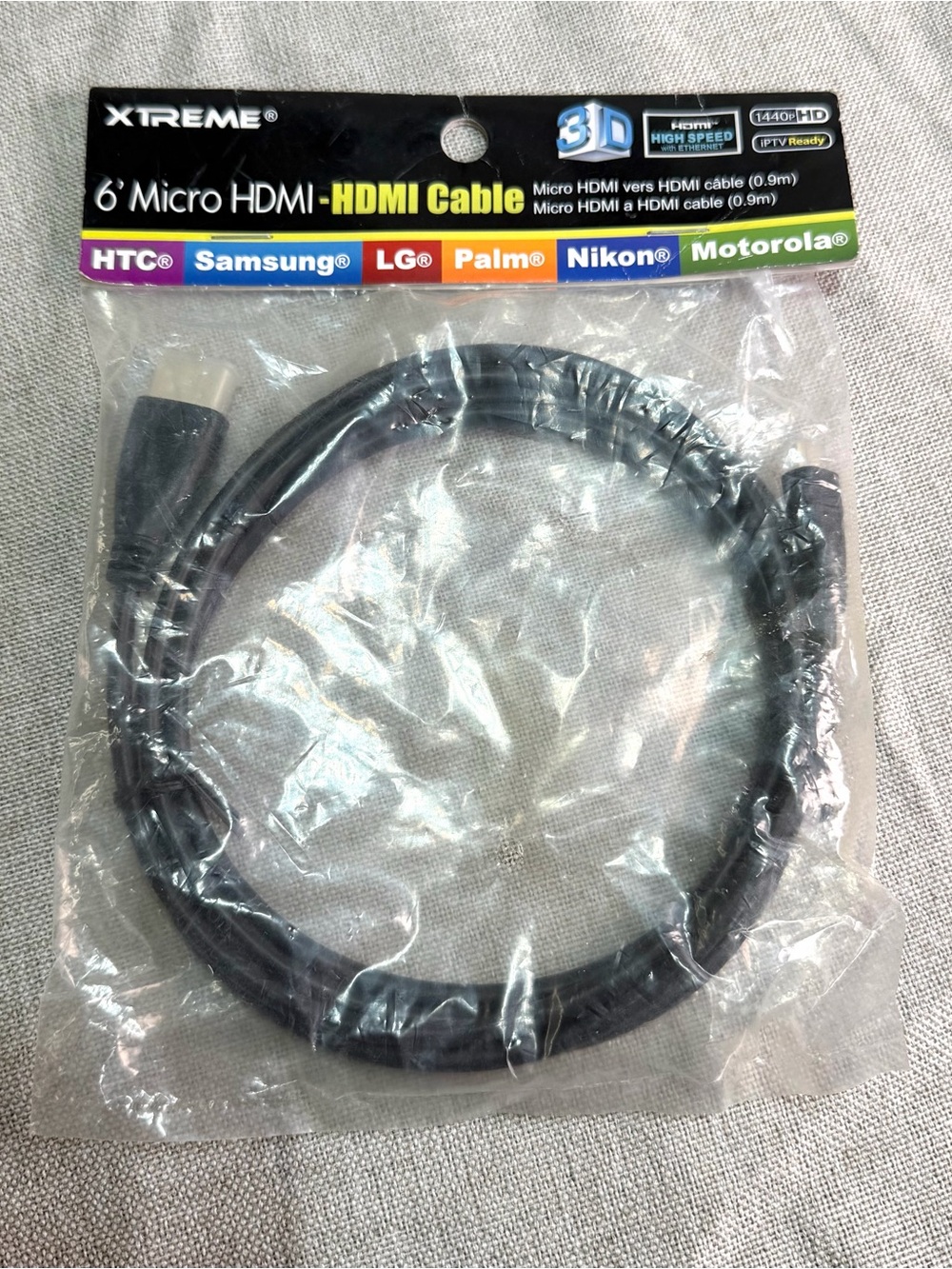 XTREME 6' Micro HDMI to HDMI Cable - Black
